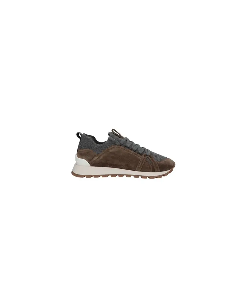 Brunello Cucinelli SCHUHE - Sneakersauf YOOX.COM Grau