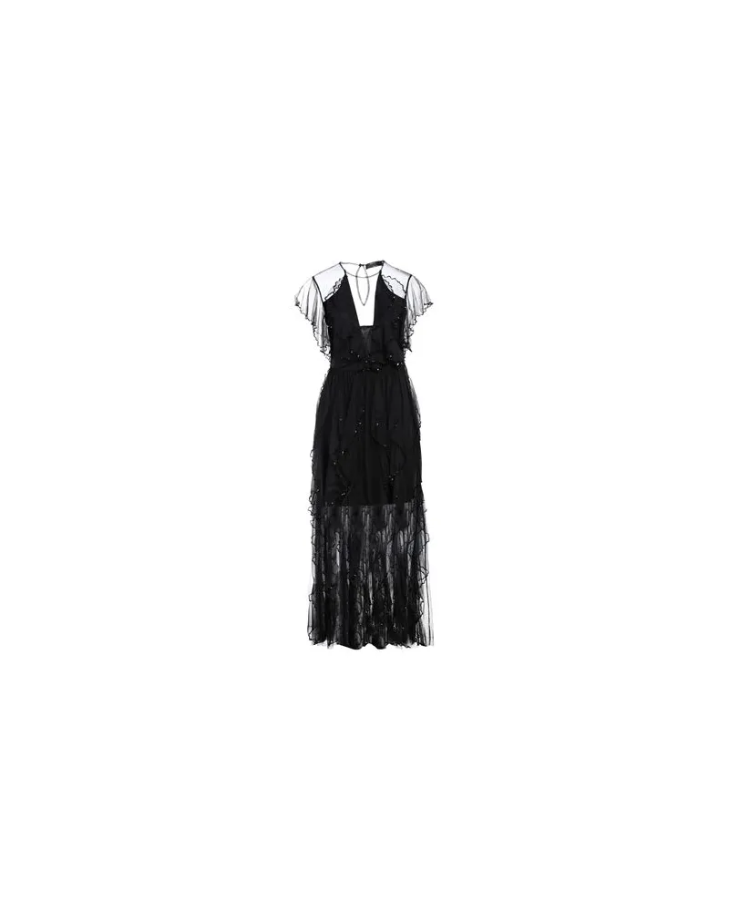 Twin-Set KLEIDER - Maxi-Kleiderauf YOOX.COM Schwarz