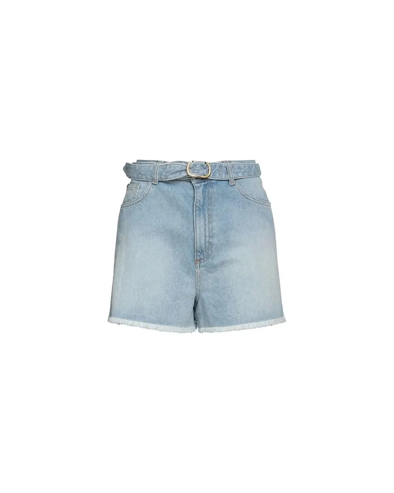 Twin-Set HOSEN & RÖCKE - Jeansshortsauf YOOX.COM Blau
