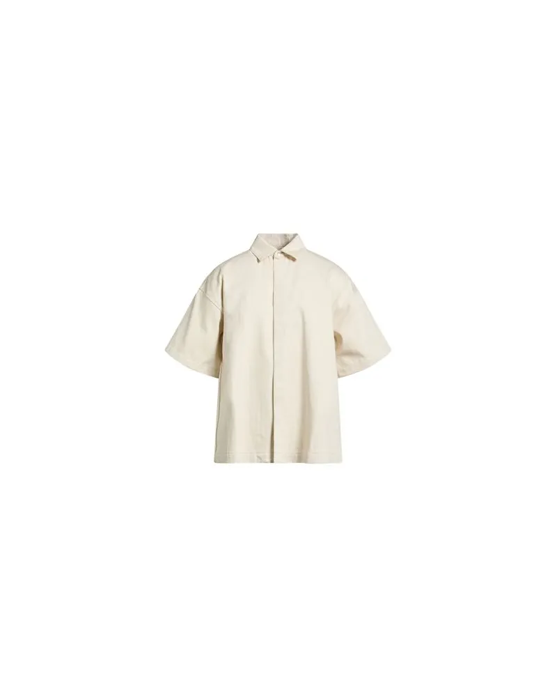 Jil Sander TOPS - Jeanshemdenauf YOOX.COM Elfenbein