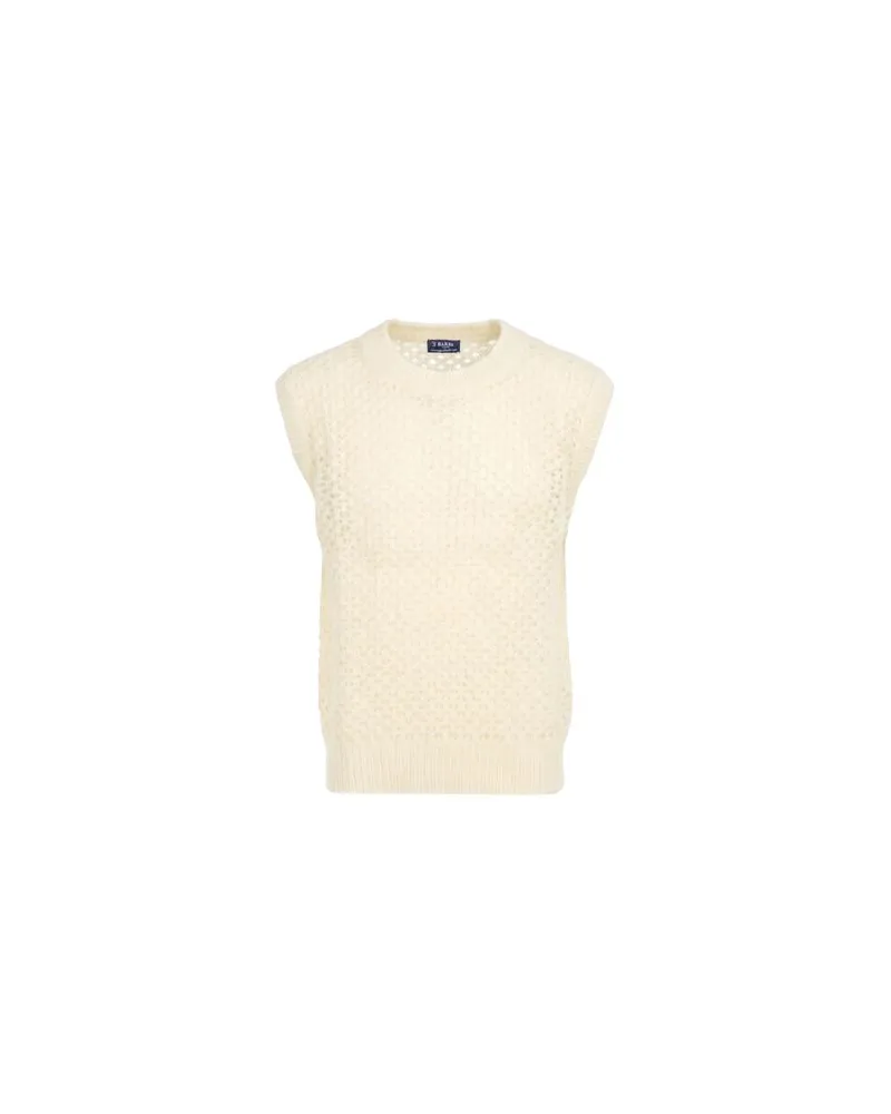 BARBA STRICKWAREN - Pulloverauf YOOX.COM Cremeweiß