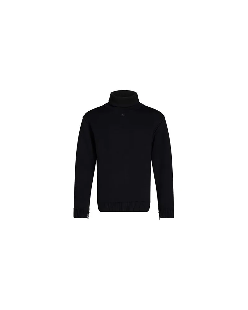 Courrèges STRICKWAREN - Rollkragenpulloverauf YOOX.COM Schwarz