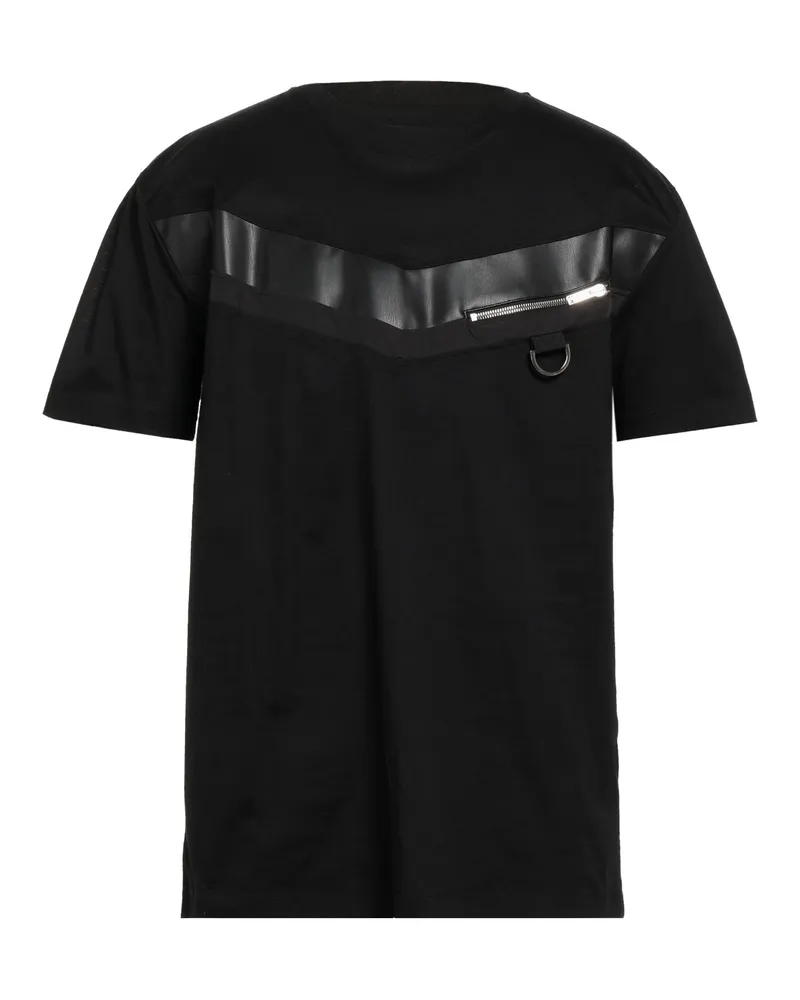 Les Hommes T-shirts Schwarz