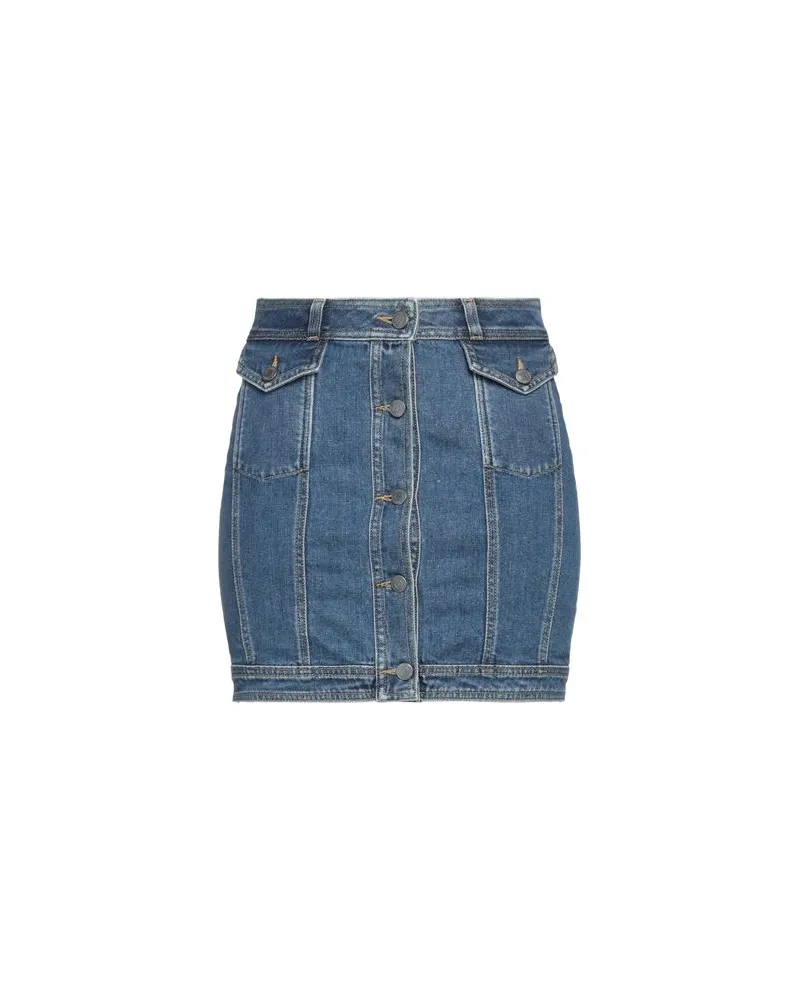 Moschino HOSEN & RÖCKE - Jeansröckeauf YOOX.COM Blau