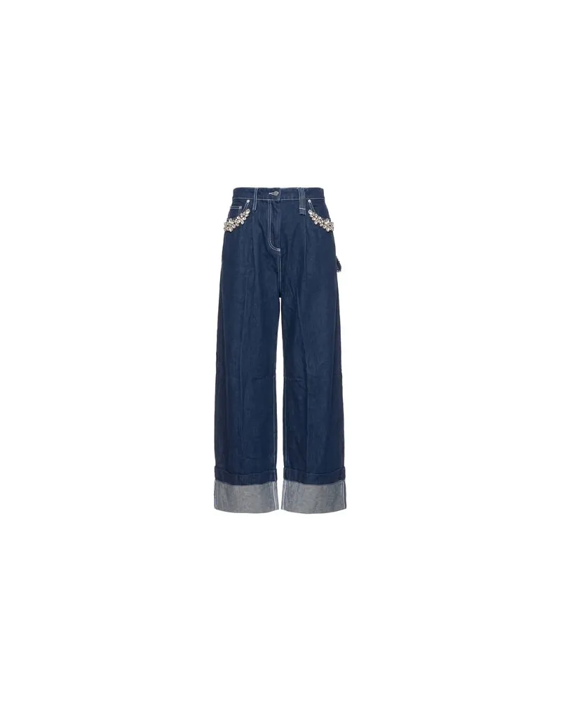 Simone Rocha HOSEN & RÖCKE - Jeanshosenauf YOOX.COM Blau