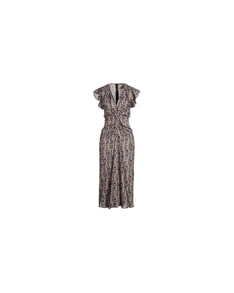 Isabel Marant KLEIDER - Midi-Kleiderauf YOOX.COM Braungrau