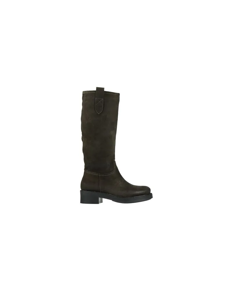 CAFèNOIR  SCHUHE - Stiefelauf YOOX.COM Dunkelgrün