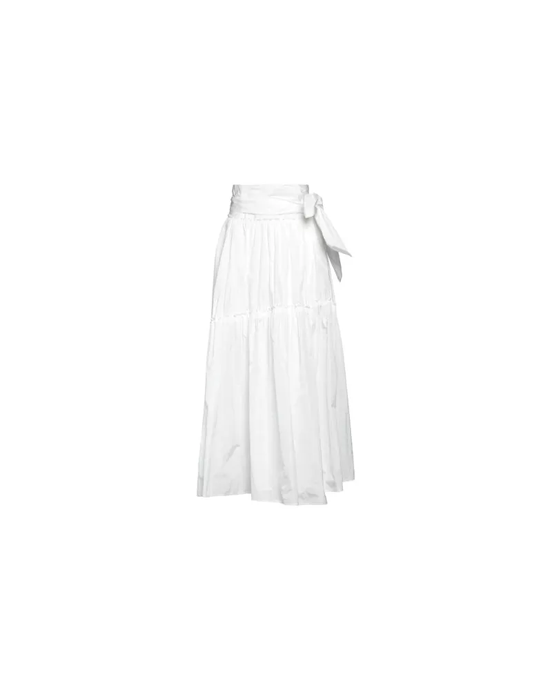 DOUUOD HOSEN & RÖCKE - Maxi-Röckeauf YOOX.COM Weiß