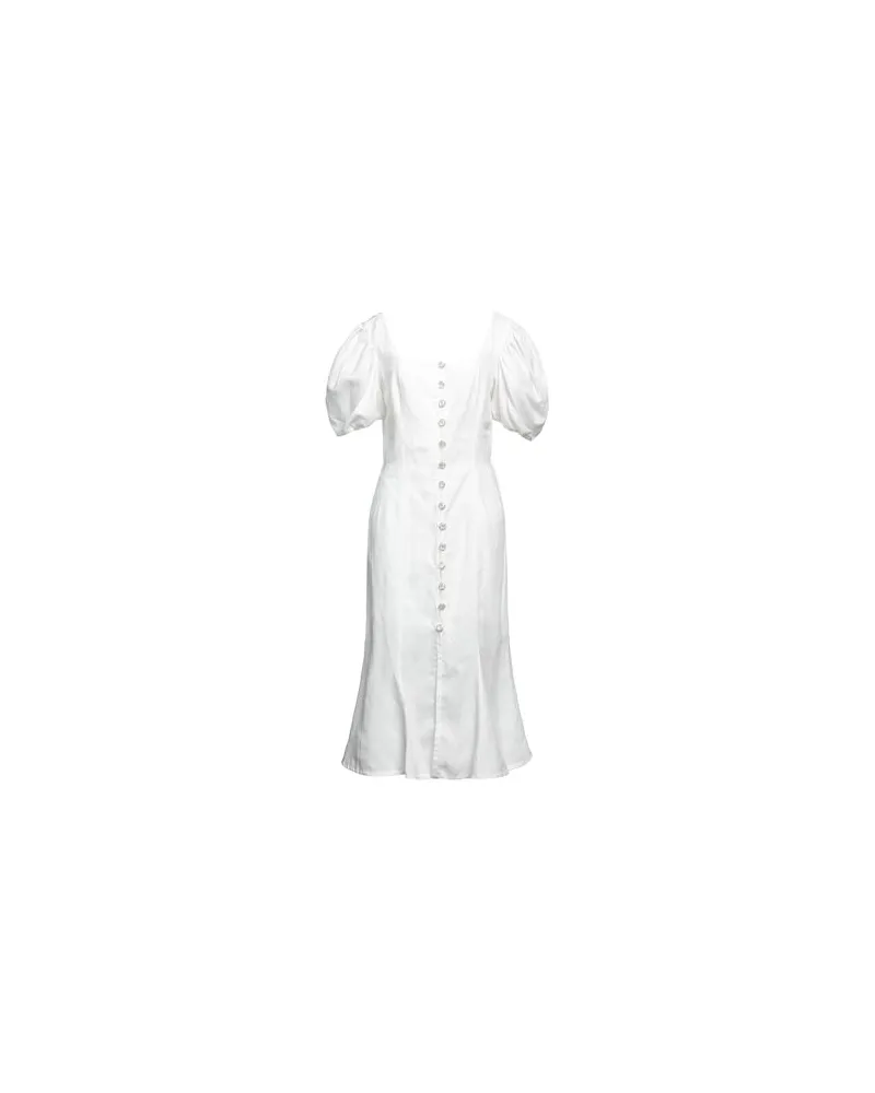 LIYA KLEIDER - Midi-Kleiderauf YOOX.COM Weiß