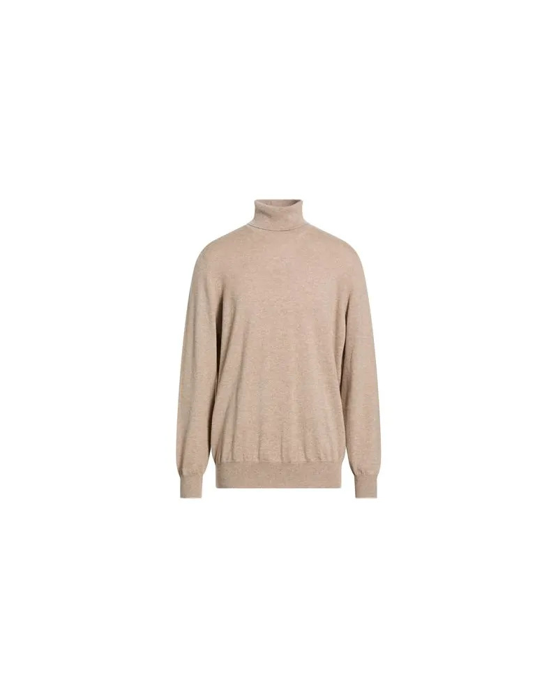 Brunello Cucinelli STRICKWAREN - Rollkragenpulloverauf YOOX.COM Sand