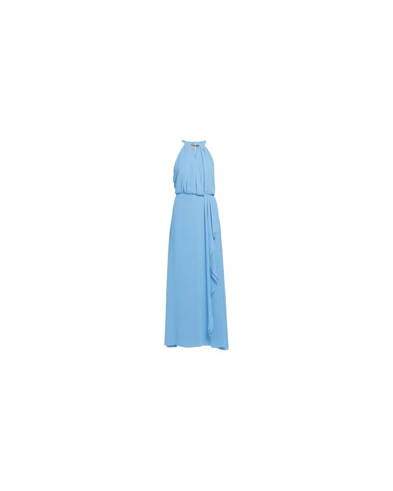 MARELLA KLEIDER - Maxi-Kleiderauf YOOX.COM Azurblau