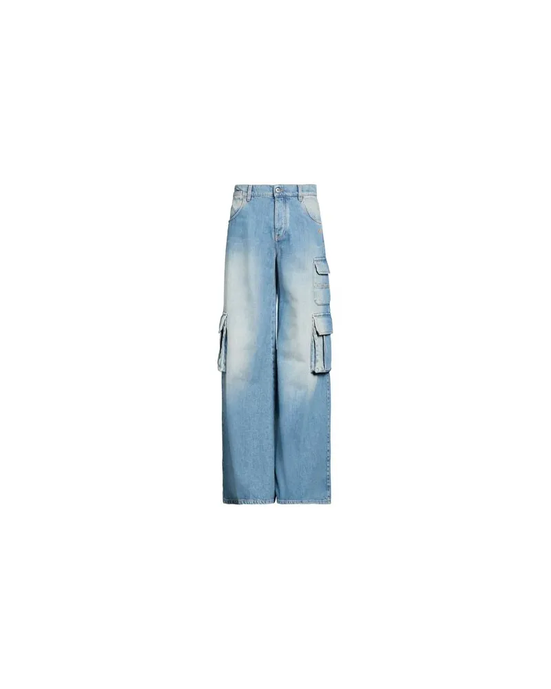 OFF-WHITE HOSEN & RÖCKE - Jeanshosenauf YOOX.COM Blau