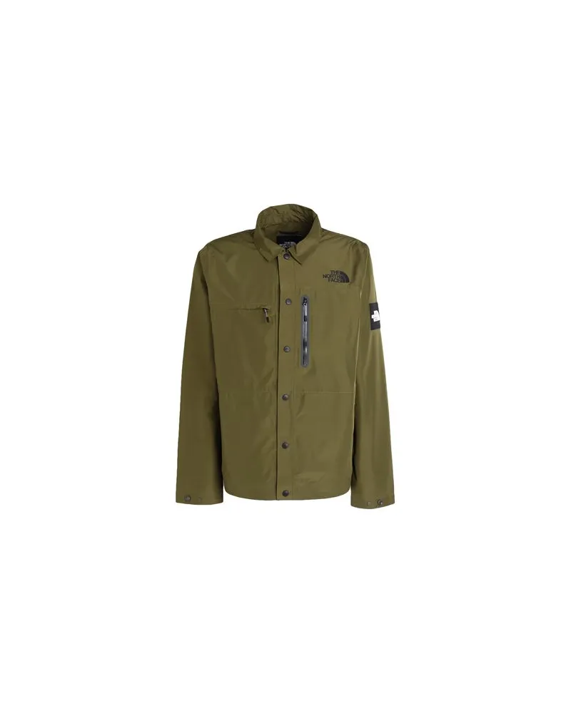 The North Face M AMOS TECH OVERSHIRT   - TOPS - Hemdenauf YOOX.COM Militärgrün