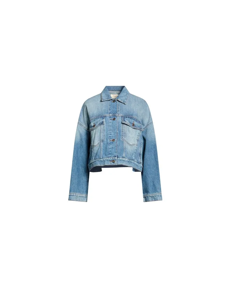 Max Mara JACKEN & MÄNTEL - Jeansjacken/Mäntelauf YOOX.COM Blau