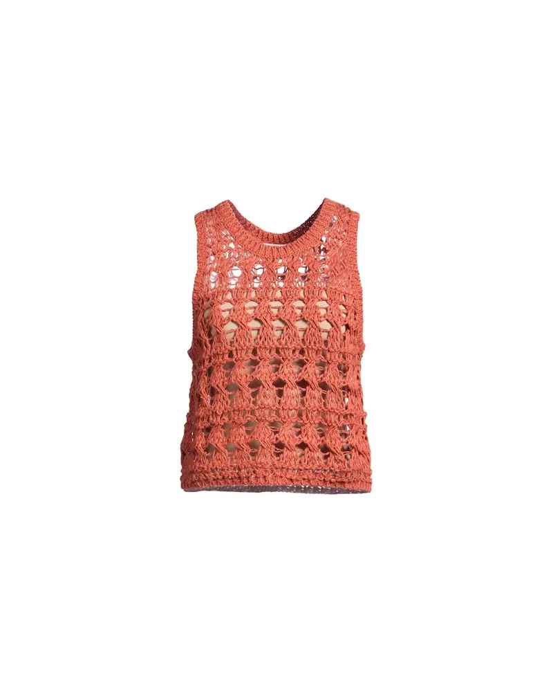 Brunello Cucinelli TOPS - Topsauf YOOX.COM Ziegelrot