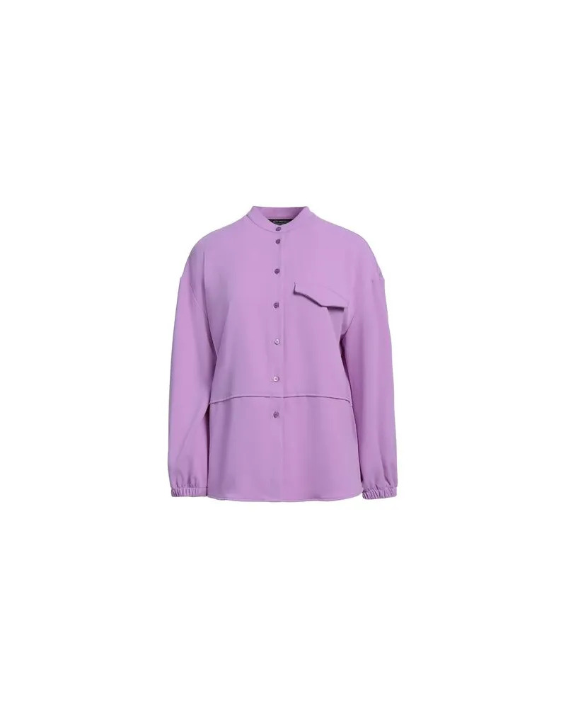 Armani Exchange TOPS - Hemdenauf YOOX.COM Lila