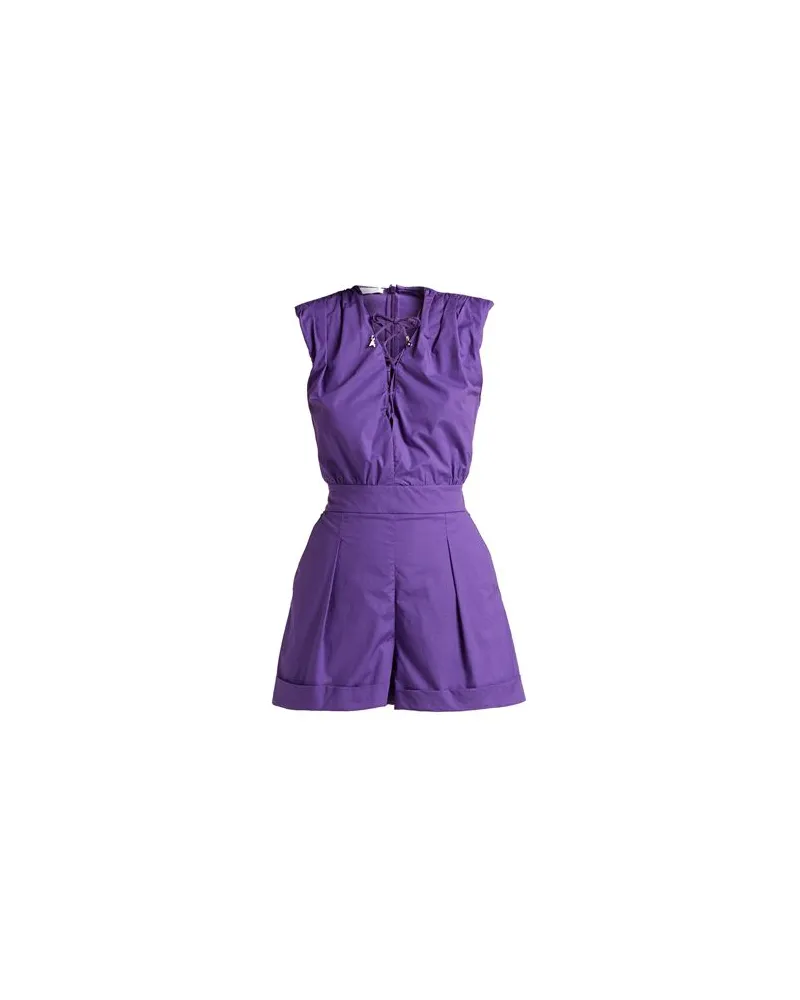 Patrizia Pepe OVERALLS - Playsuitsauf YOOX.COM Violett