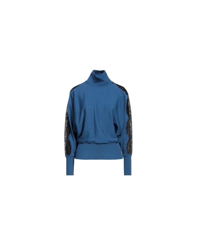 Angelo Marani STRICKWAREN - Rollkragenpulloverauf YOOX.COM Marineblau