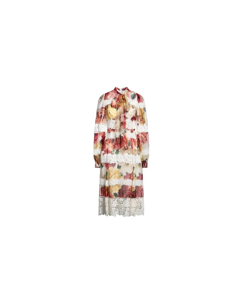 Dolce & Gabbana KLEIDER - Midi-Kleiderauf YOOX.COM Rot