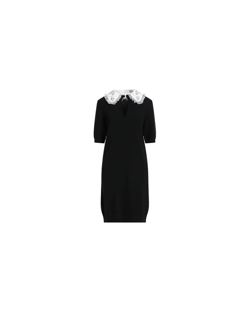 Elisabetta Franchi KLEIDER - Mini-Kleiderauf YOOX.COM Schwarz