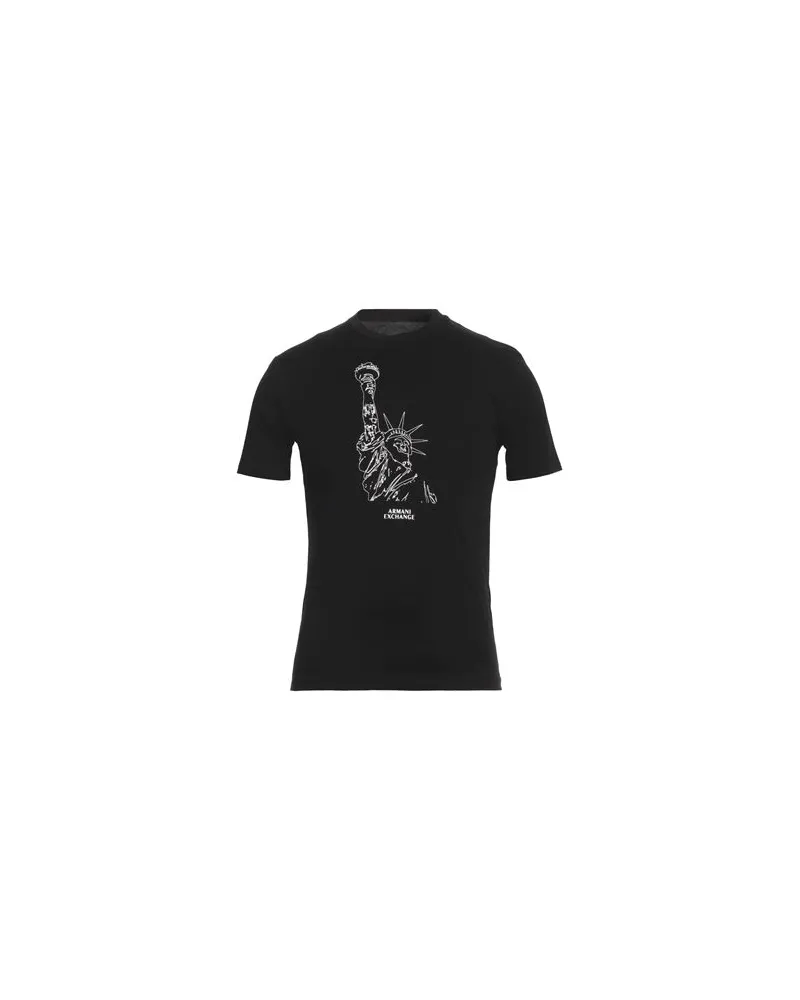 Armani Exchange TOPS - T-shirtsauf YOOX.COM Schwarz