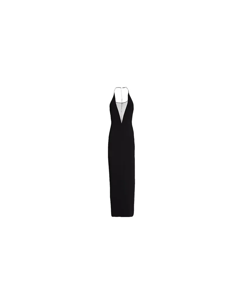 GALVAN KLEIDER - Maxi-Kleiderauf YOOX.COM Schwarz