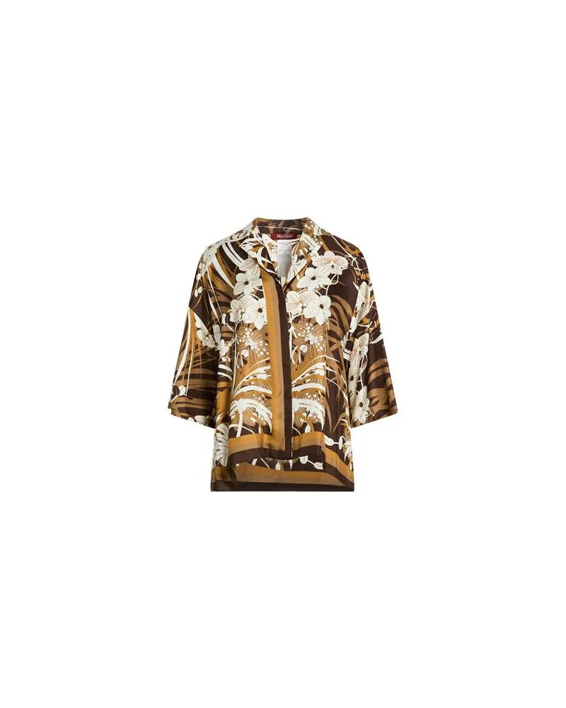 Max Mara TOPS - Hemdenauf YOOX.COM Braun