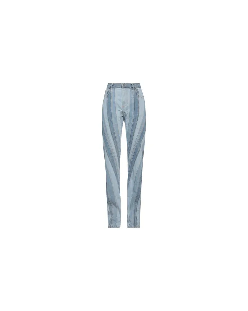 Thierry Mugler HOSEN & RÖCKE - Jeanshosenauf YOOX.COM Blau