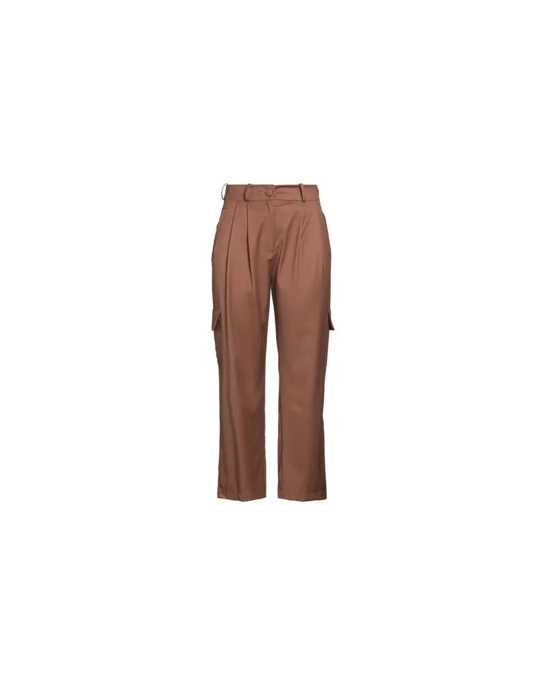 ACTUALEE HOSEN & RÖCKE - Hosenauf YOOX.COM Braun