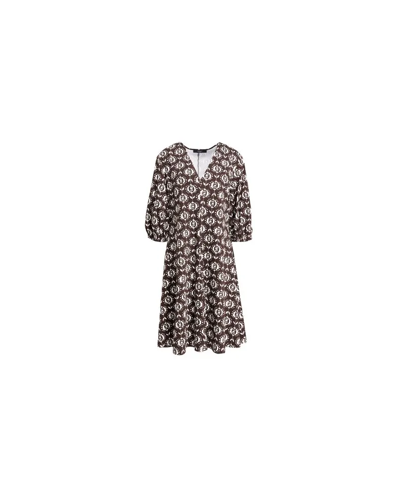 Max Mara KLEIDER - Mini-Kleiderauf YOOX.COM Dunkelbraun