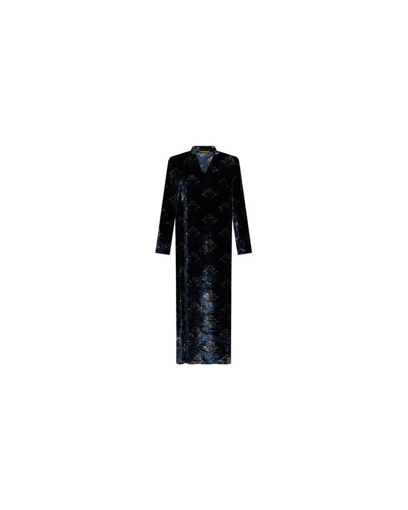 SIYU KLEIDER - Maxi-Kleiderauf YOOX.COM Nachtblau