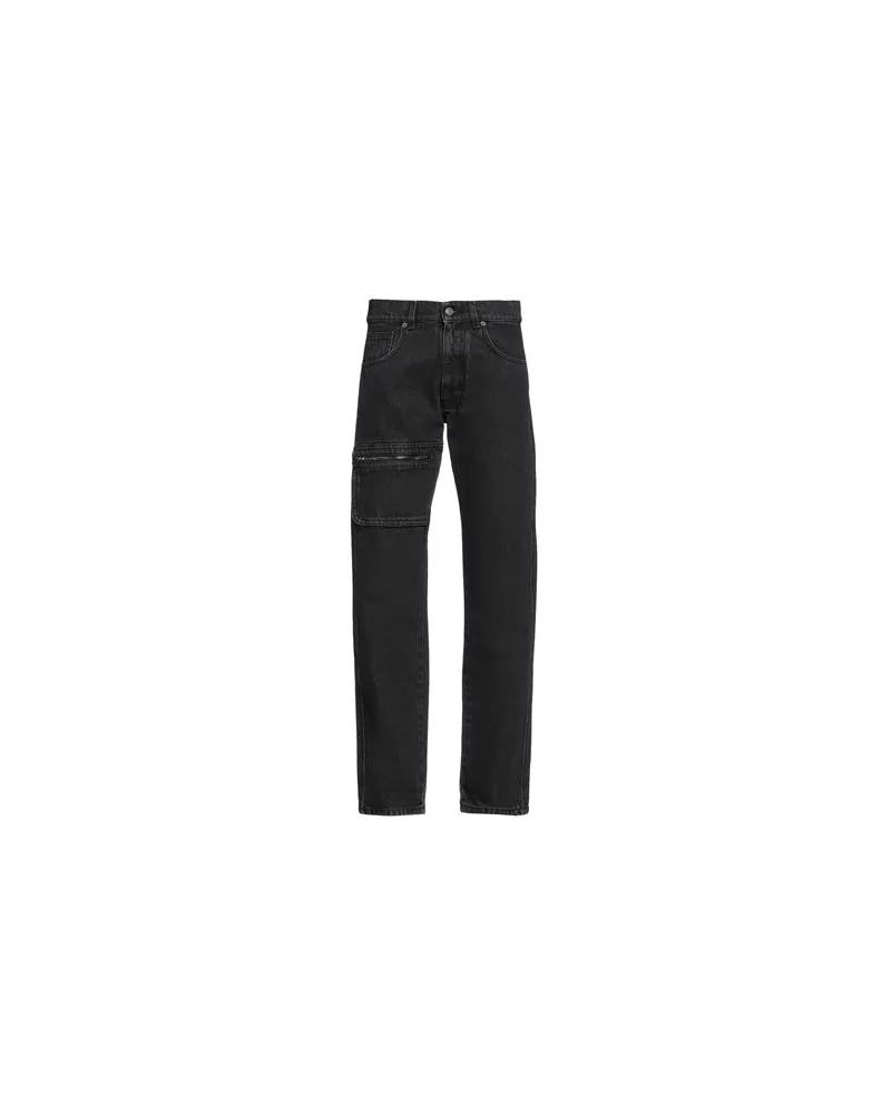 Moschino COUTURE X SMILEY WORLD® - HOSEN & RÖCKE - Jeanshosenauf YOOX.COM Schwarz