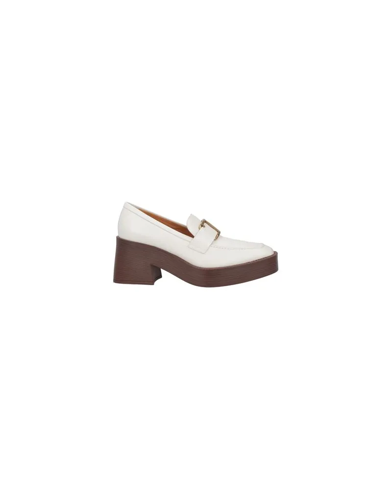 TOD'S SCHUHE - Mokassinsauf YOOX.COM Cremeweiß