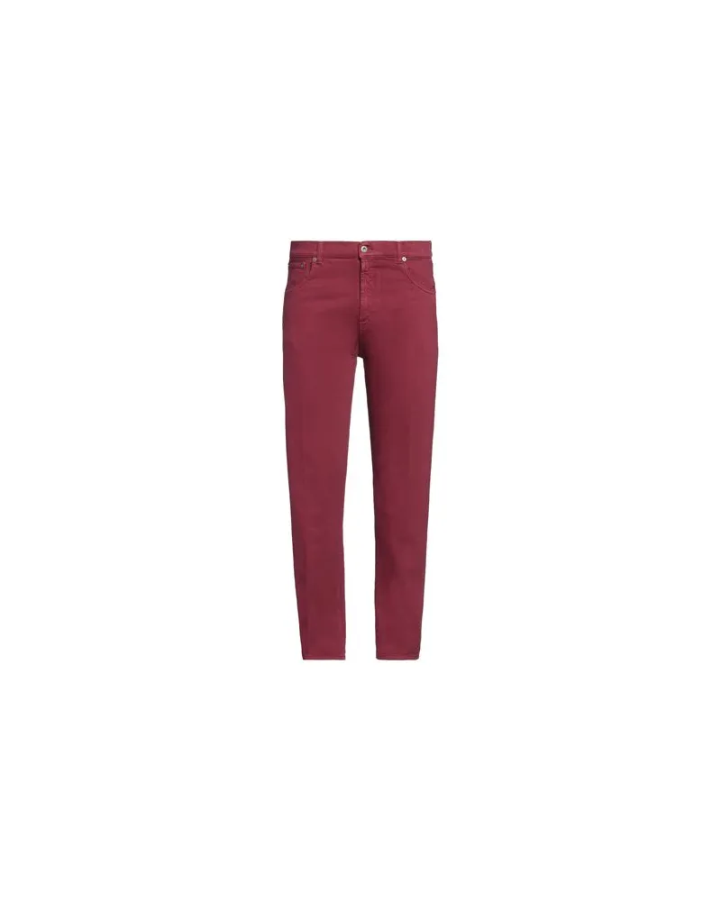 Dondup HOSEN & RÖCKE - Jeanshosenauf YOOX.COM Bordeaux