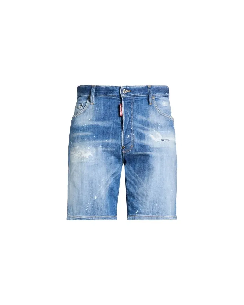Dsquared2 HOSEN & RÖCKE - Jeansshortsauf YOOX.COM Blau