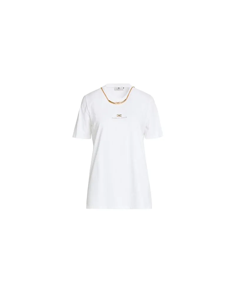 Elisabetta Franchi TOPS - T-shirtsauf YOOX.COM Weiß