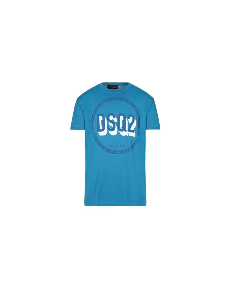 Dsquared2 TOPS - T-shirtsauf YOOX.COM Azurblau