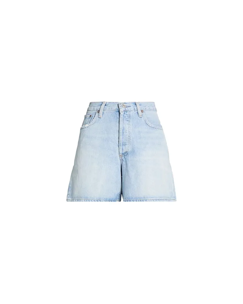AGOLDE HOSEN & RÖCKE - Jeansshortsauf YOOX.COM Blau