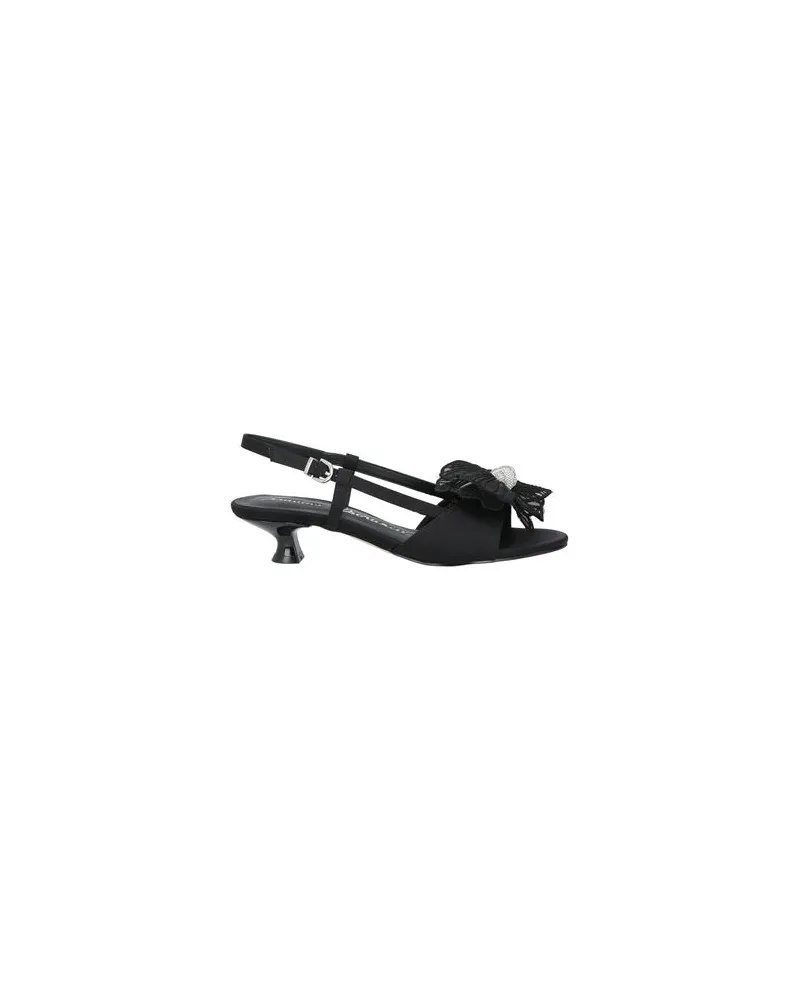 Luciano Barachini SCHUHE - Sandalenauf YOOX.COM Schwarz