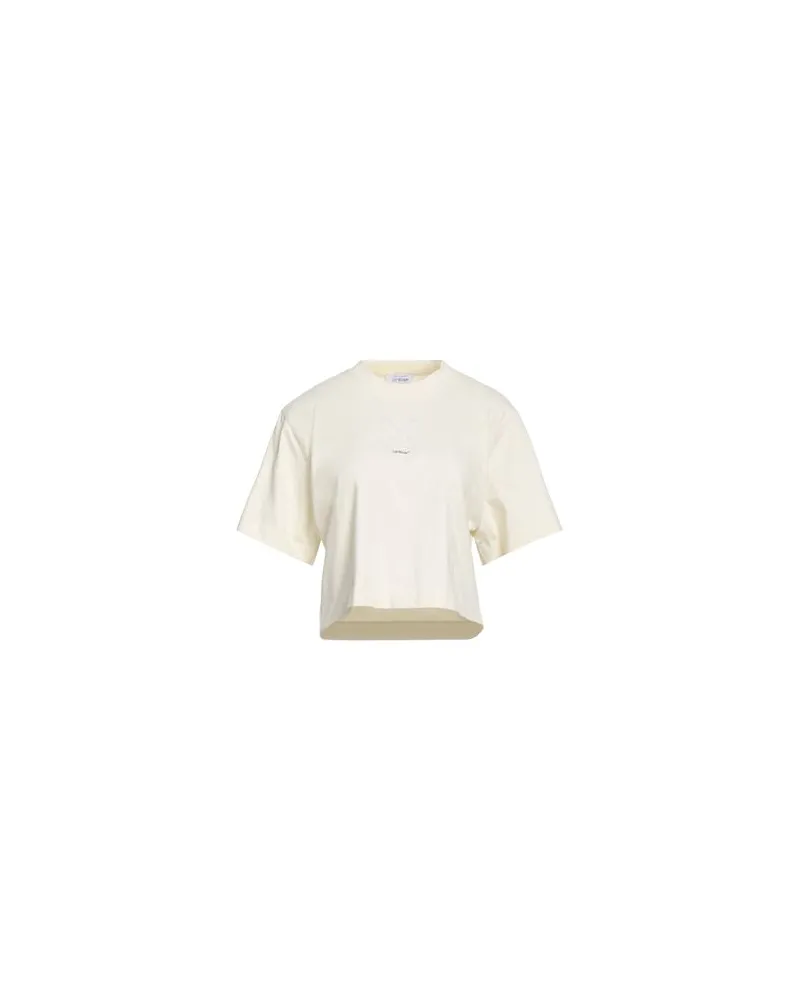 OFF-WHITE TOPS - T-shirtsauf YOOX.COM Cremeweiß