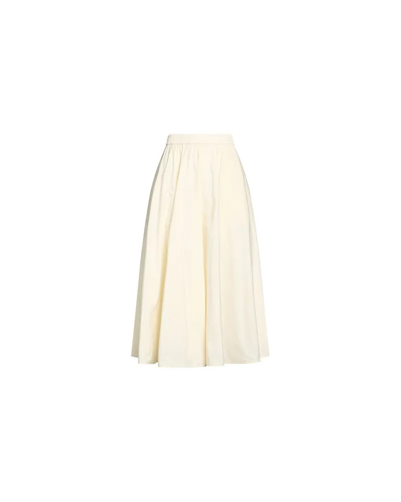 MAX&Co. HOSEN & RÖCKE - Midi-Röckeauf YOOX.COM Cremeweiß