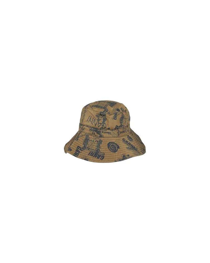 Ganni ACCESSOIRES - Mützen & Hüteauf YOOX.COM Braun