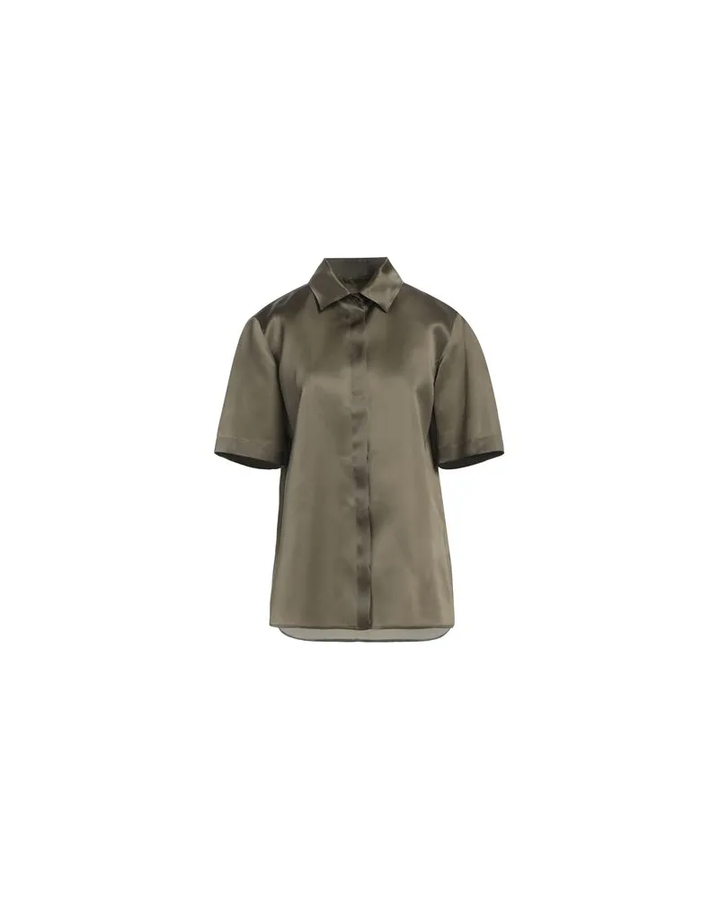 Max Mara TOPS - Hemdenauf YOOX.COM Militärgrün