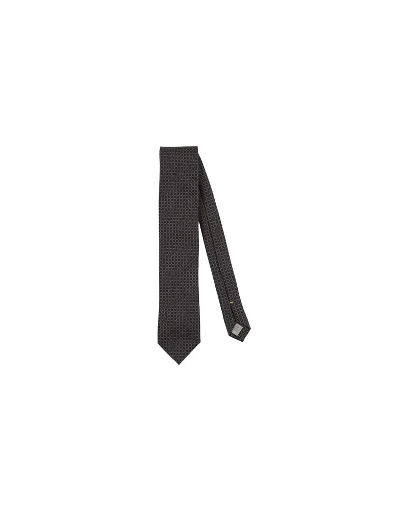 Canali ACCESSOIRES - Krawatten & Fliegenauf YOOX.COM Dunkelbraun