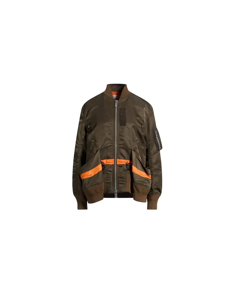 Sacai JACKEN & MÄNTEL - Jacken und Anoraksauf YOOX.COM Militärgrün