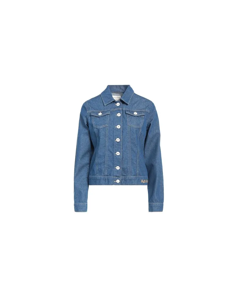 Alessia Santi JACKEN & MÄNTEL - Jeansjacken/Mäntelauf YOOX.COM Blau