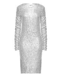 Patrizia Pepe Midi-Kleid Silber