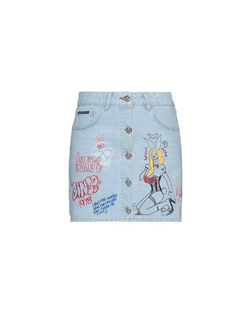 Philipp Plein HOSEN & RÖCKE - Jeansröckeauf YOOX.COM Blau