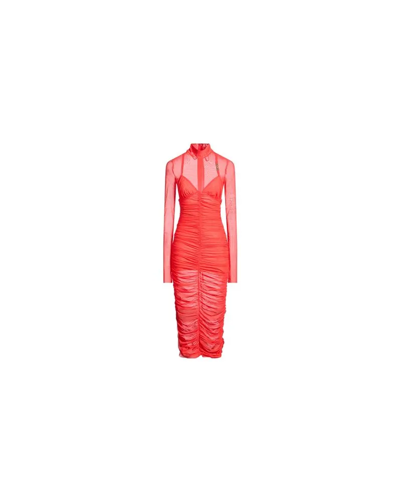 Versace Jeans KLEIDER - Midi-Kleiderauf YOOX.COM Orange