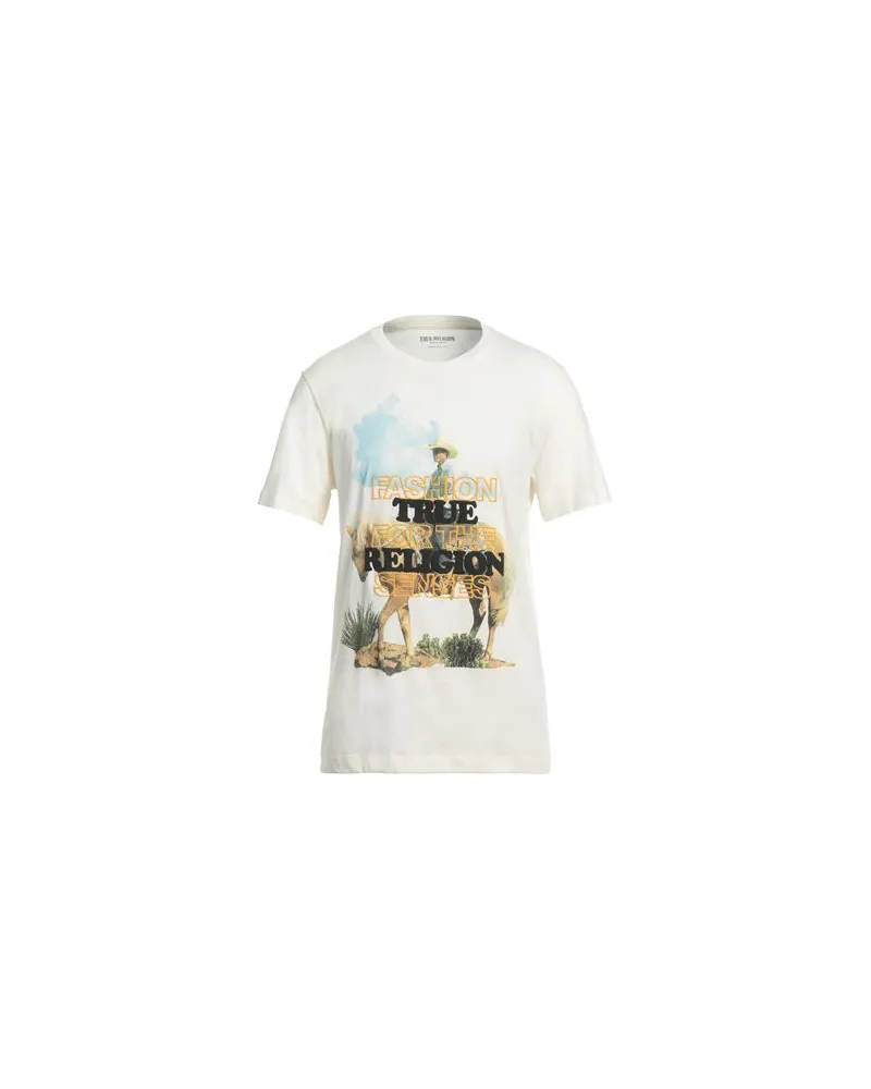 True Religion TOPS - T-shirtsauf YOOX.COM Cremeweiß